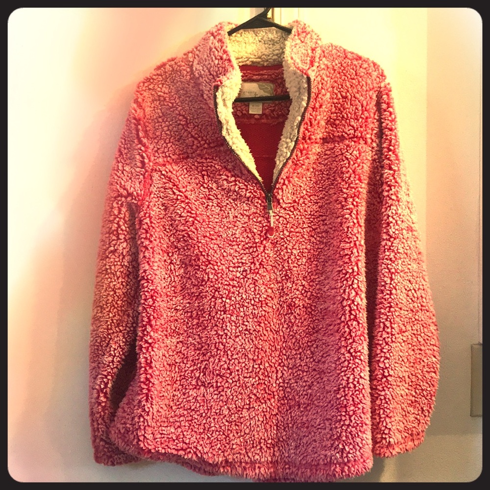 Fuzzy sweater jacket